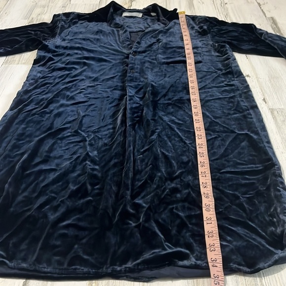 Vince Midnight Blue Velour Dress Size Small - Picture 8 of 8